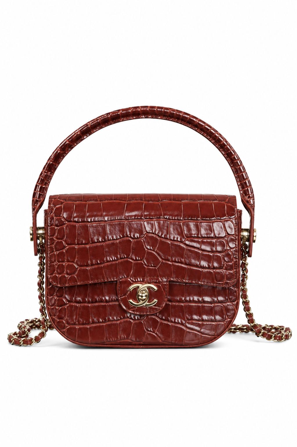 Chanel Mini Flap Top Handle Bag