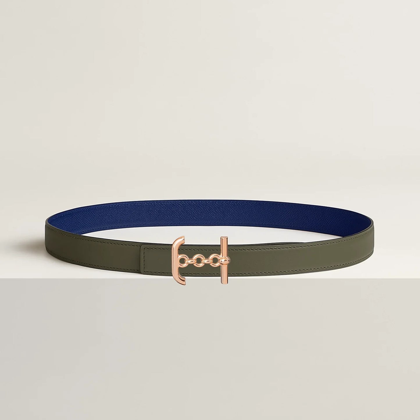 ANCRE MARIN BELT BUCKLE & REVERSIBLE LEATHER STRAP 24 MM