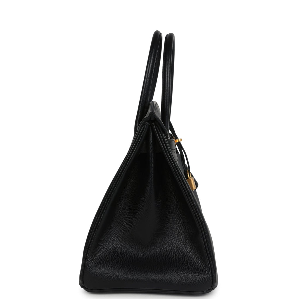 Birkin 35 Black Epsom Gold Hardware