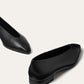 Rebecca Cap Toe Ballet Flat  Natural Calfskin