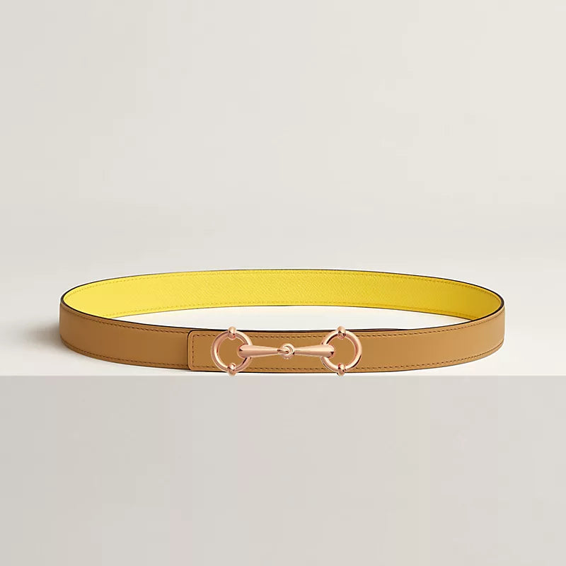 Lady Rider Belt Buckle & Reversible Leather Strap 24 MM