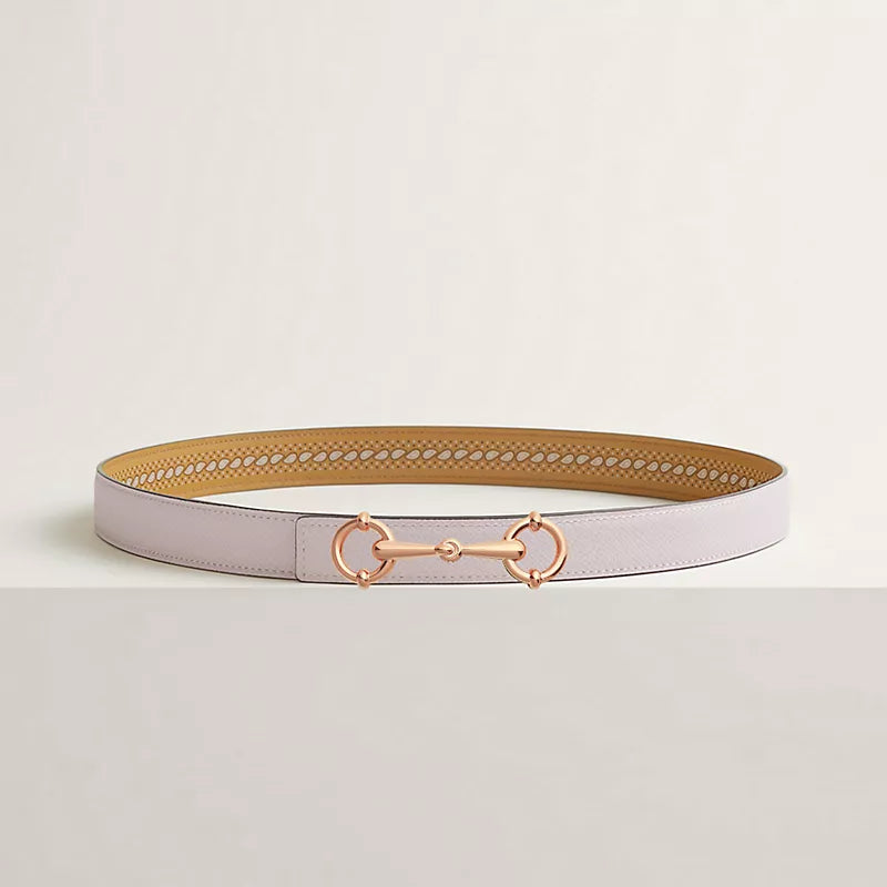 Lady Rider Belt Buckle & Reversible Leather Strap 24 MM