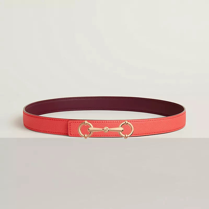 Lady Rider Belt Buckle & Reversible Leather Strap 24 MM
