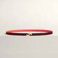 MY H BELT BUCKLE & REVERSIBLE LEATHER STRAP 13 MM