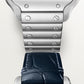 Santos de Cartier Medium 35.1mm Steel Blue Dial Steel Bracelet Self-Winding Watch