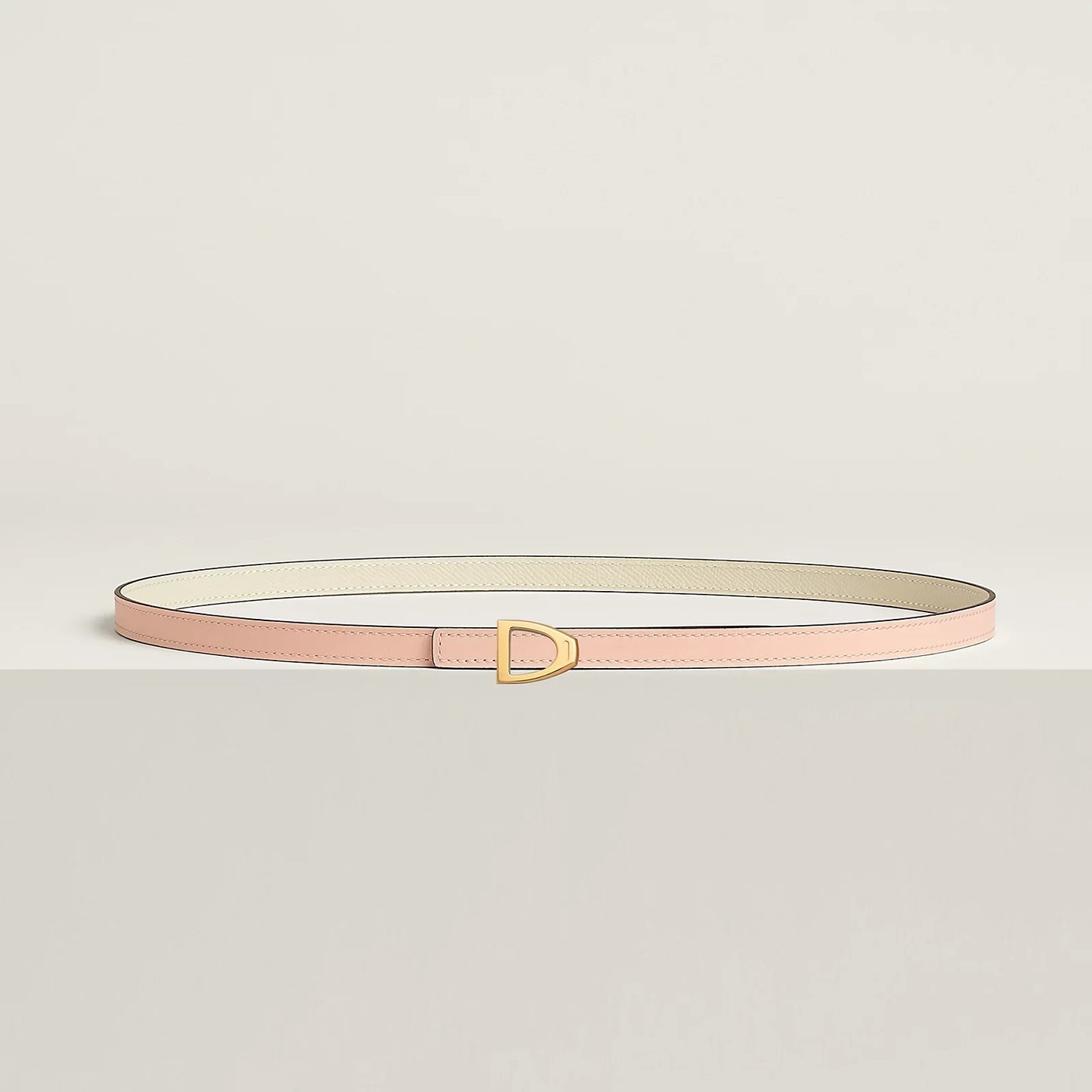 Cavaliere Belt Buckle & Reversible Leather Strap 13 MM