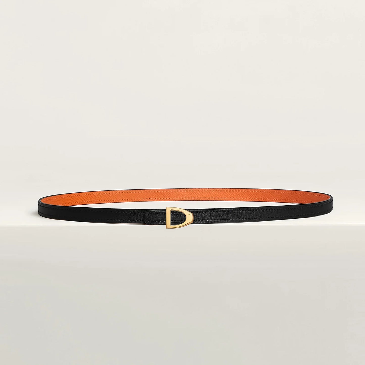 Cavaliere Belt Buckle & Reversible Leather Strap 13 MM