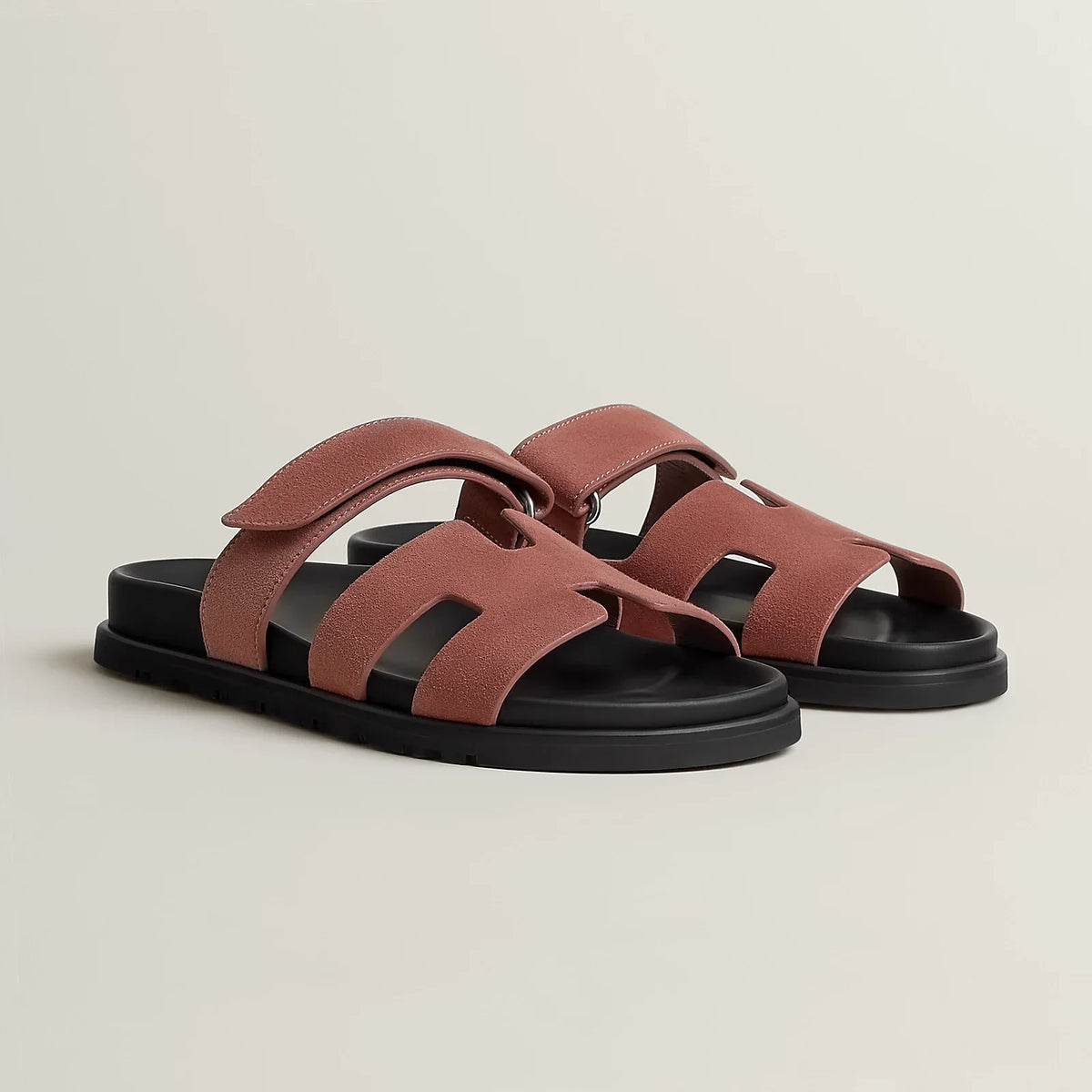 Rose Vermillon - Beige Perlino Chypre Sandal