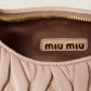 Miu Miu Wander Matelassé Nappa Leather Hobo Bag