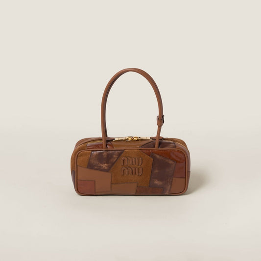 Miu Miu Beau Leather Patchwork Bag