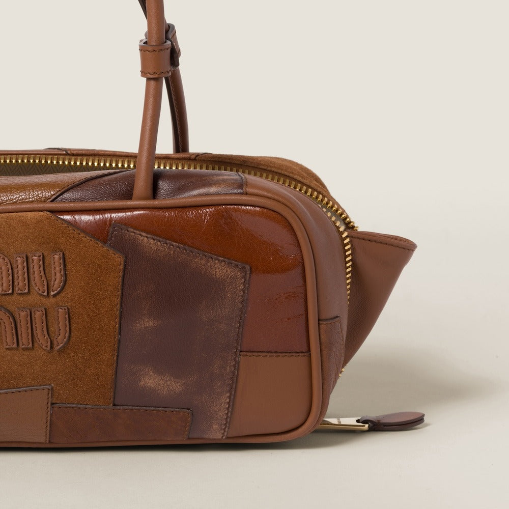 Miu Miu Beau Leather Patchwork Bag