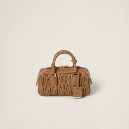 Miu Miu Arcadie Matelassé Nappa Leather Bag