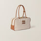 Miu Miu Beau Canvas and leather Bag