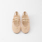 Mesh Fabric Ballerinas