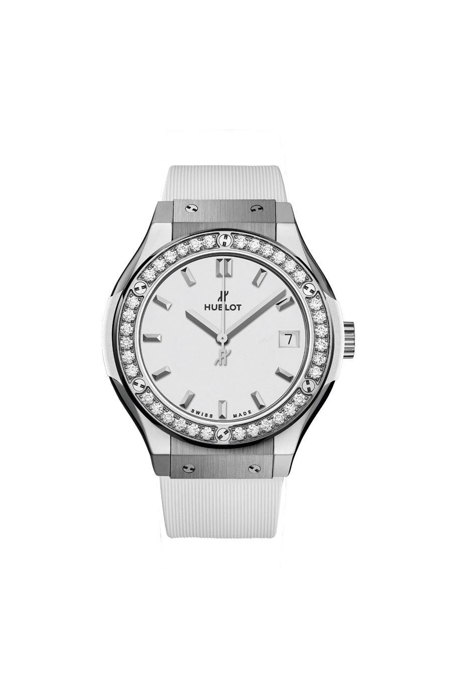 Classic Fusion Titanium White Diamonds 33 mm