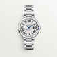 Ballon Bleu 33mm Steel Automatic Silver Guilloché Dial Steel Bracelet Watch