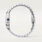 Santos de Cartier Medium 35.1mm Steel Blue Dial Steel Bracelet Self-Winding Watch
