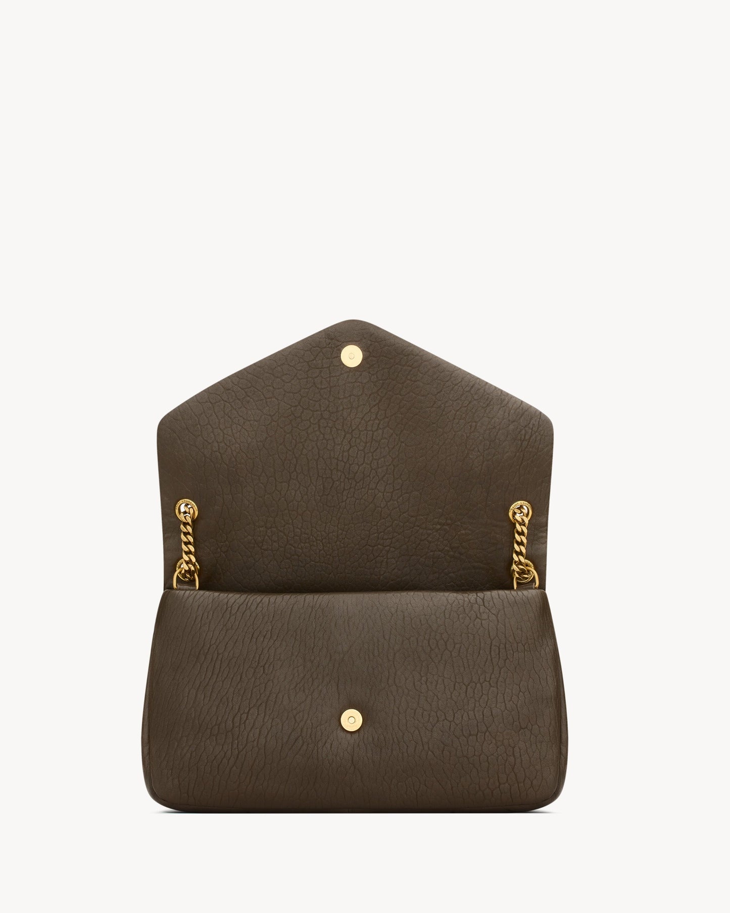 Saint Laurent Calypso Large In Grained Lambskin