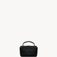 Saint Laurent College Mini Chain Bag In Shiny Crackled Leather