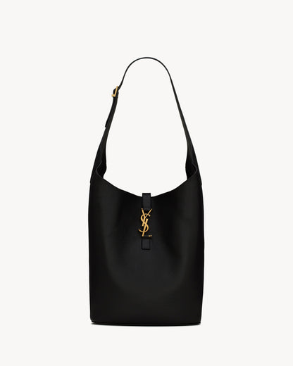 Saint Laurent LE 5 À 7 Hobo In Grained Leather