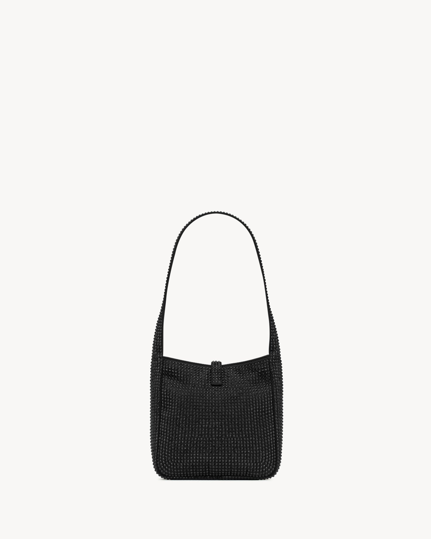Saint Laurent LE 5 À 7 Supple Baby In Silk Satin And Crystals