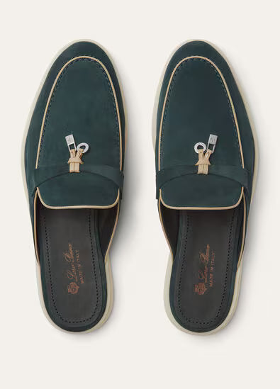 Emerald Noire - Rocky Road Charms Walk Babouche Loafer  Suede