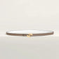 MY H BELT BUCKLE & REVERSIBLE LEATHER STRAP 13 MM