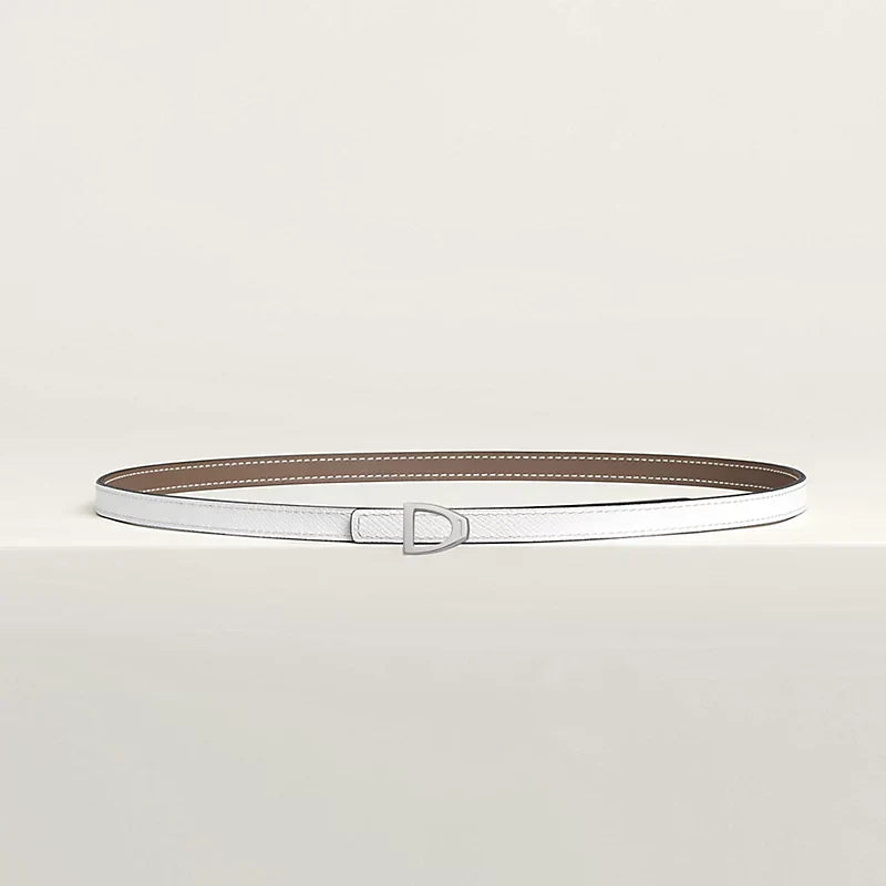 Cavaliere Belt Buckle & Reversible Leather Strap 13 MM