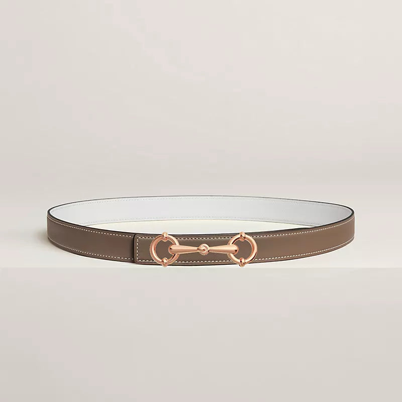 Lady Rider Belt Buckle & Reversible Leather Strap 24 MM