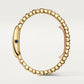 Baignoire Mini 18K Yellow Gold Silvered Dial Yellow Gold Bracelet Watch