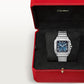 Santos de Cartier Large 39.8mm Steel Graduated Blue Dial Steel Bracelet Self-Winding Watch