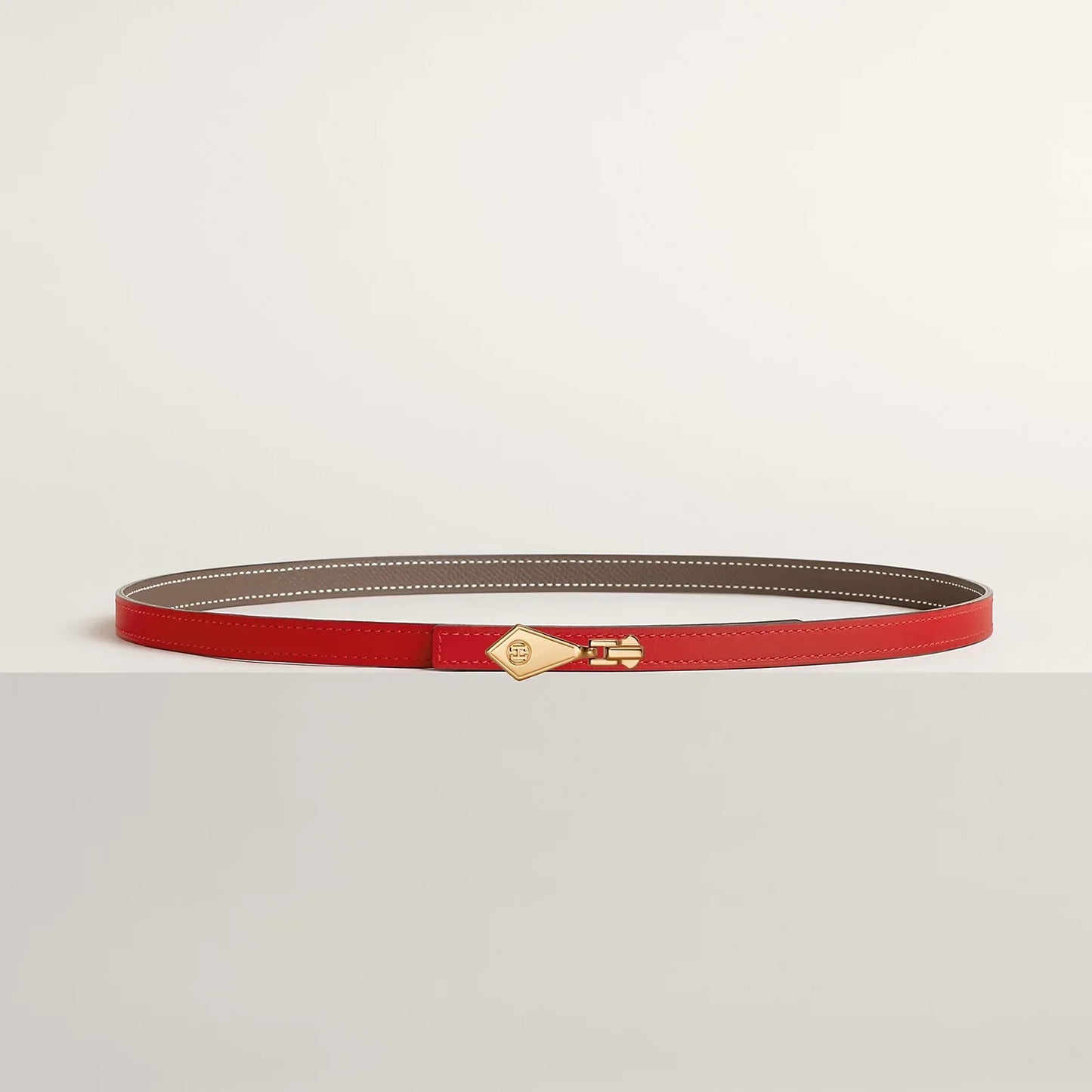 Fermetout Belt Buckle & Reversible Leather Strap 13 Mm
