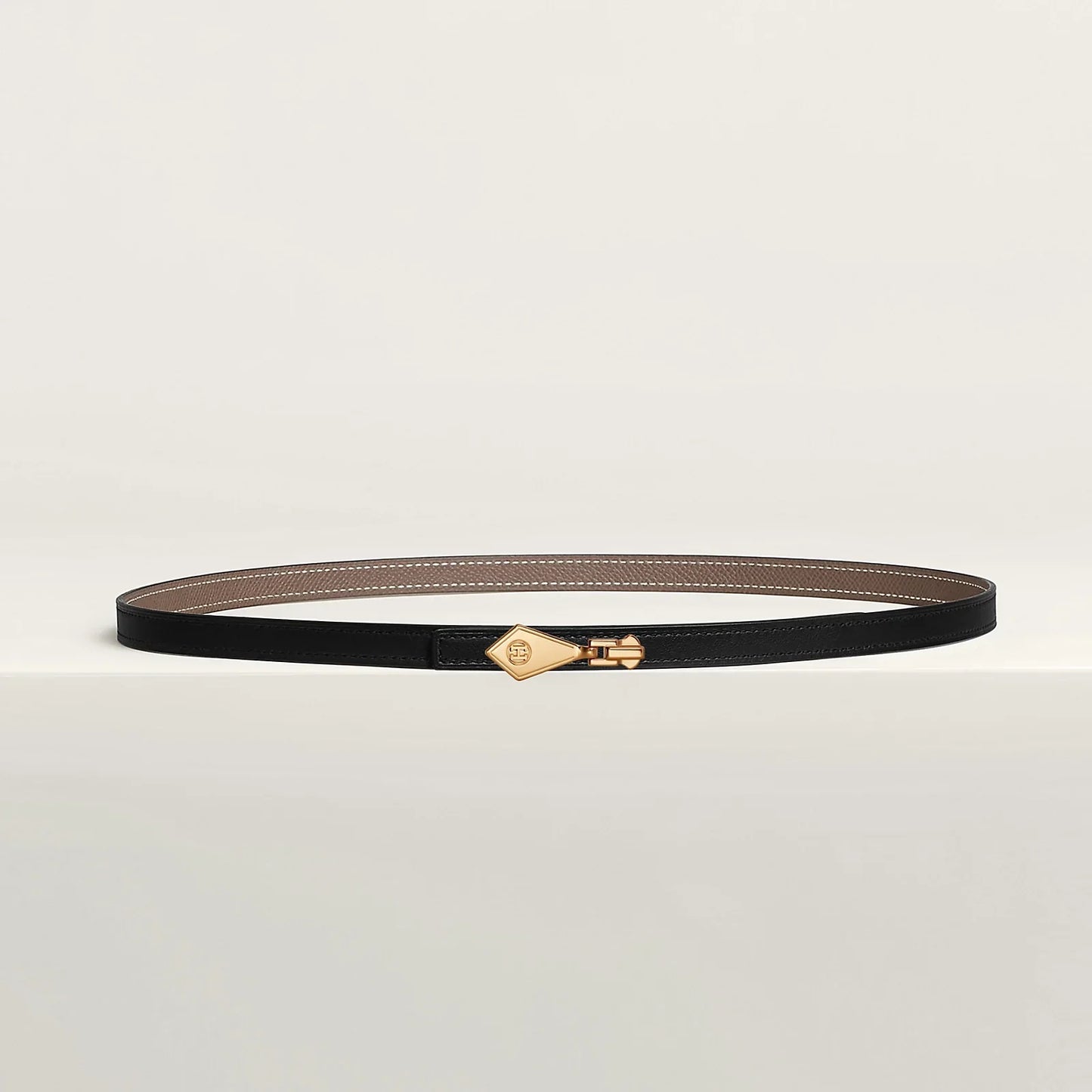 Fermetout Belt Buckle & Reversible Leather Strap 13 Mm