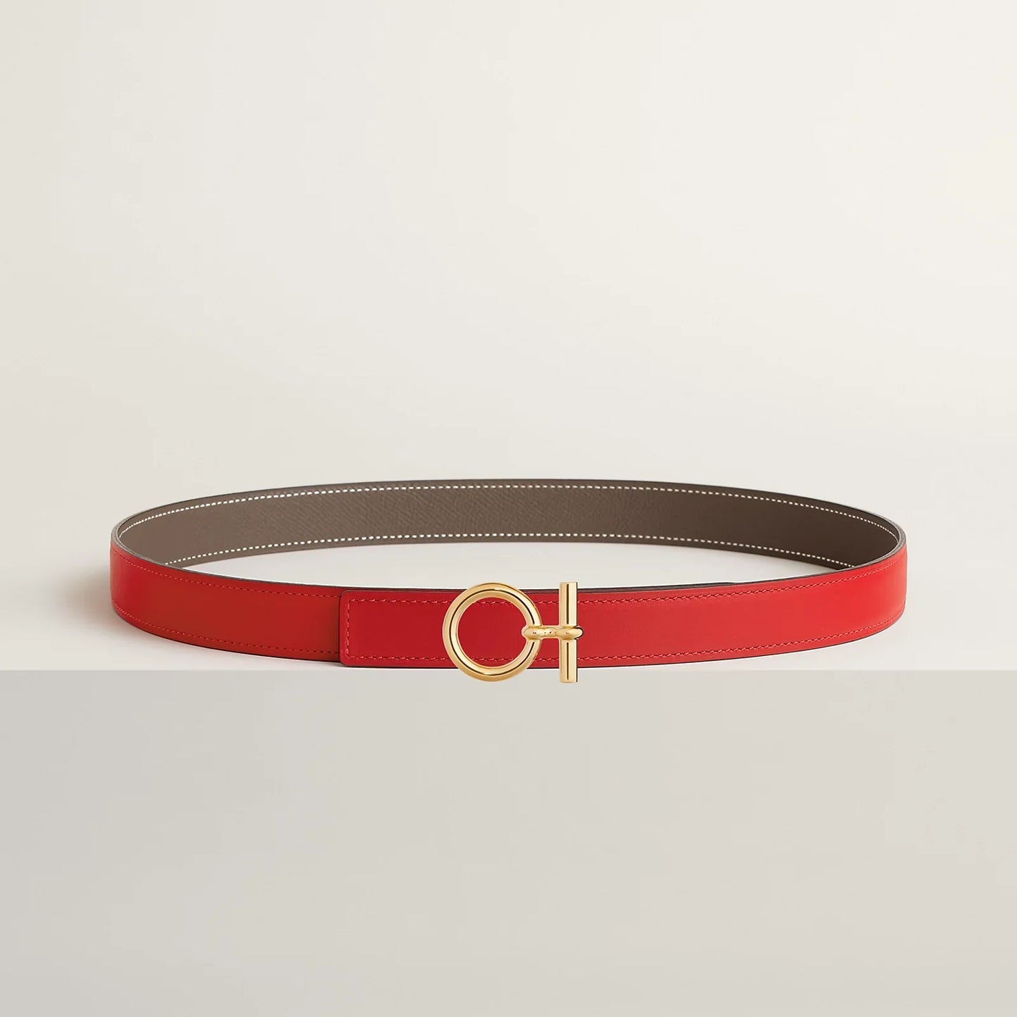 FLOT BELT BUCKLE & REVERSIBLE LEATHER STRAP 24 MM
