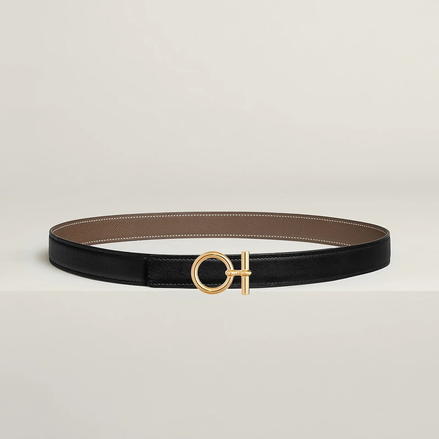 FLOT BELT BUCKLE & REVERSIBLE LEATHER STRAP 24 MM