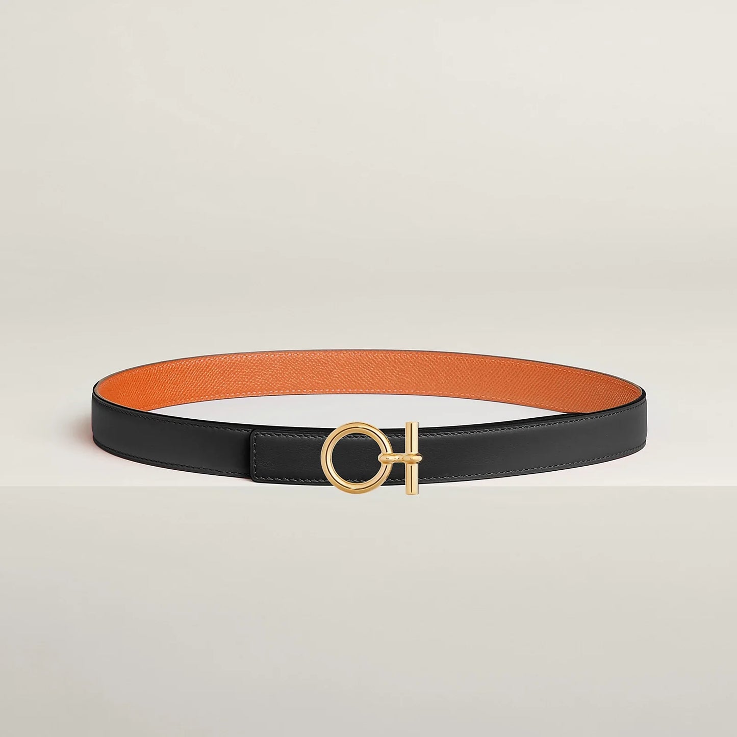 FLOT BELT BUCKLE & REVERSIBLE LEATHER STRAP 24 MM