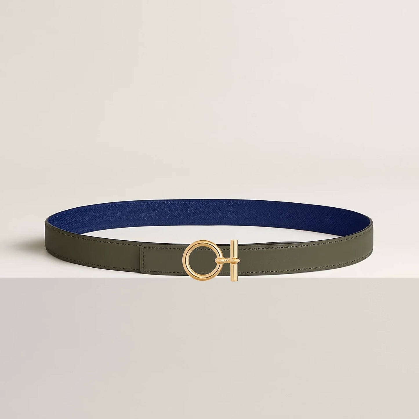 FLOT BELT BUCKLE & REVERSIBLE LEATHER STRAP 24 MM