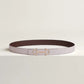Gamma Belt Buckle & Reversible Leather Strap 24 MM