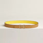 H au Carre Twist Belt Buckle & Reversible Leather Strap 24 MM