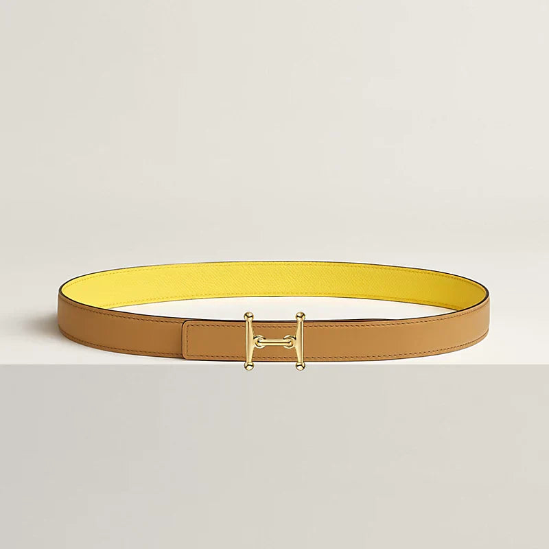 Mors H Belt Buckle & Reversible Leather Strap 24 MM