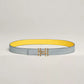 H au Carre Twist Belt Buckle & Reversible Leather Strap 24 MM