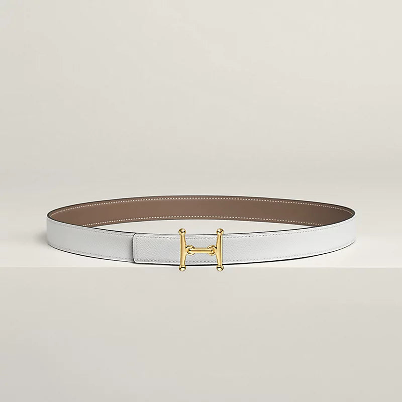 Mors H Belt Buckle & Reversible Leather Strap 24 MM