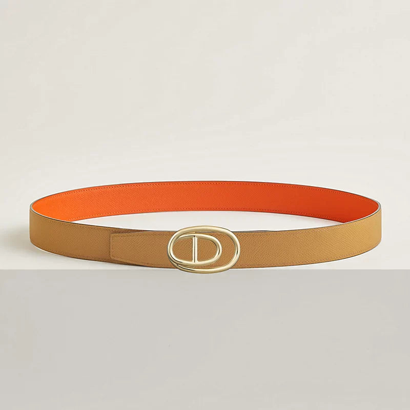 Odyssee Belt Buckle & Reversible Leather Strap 32 MM