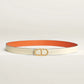 Maillon Torsade Belt Buckle & Reversible Leather Strap 24 MM