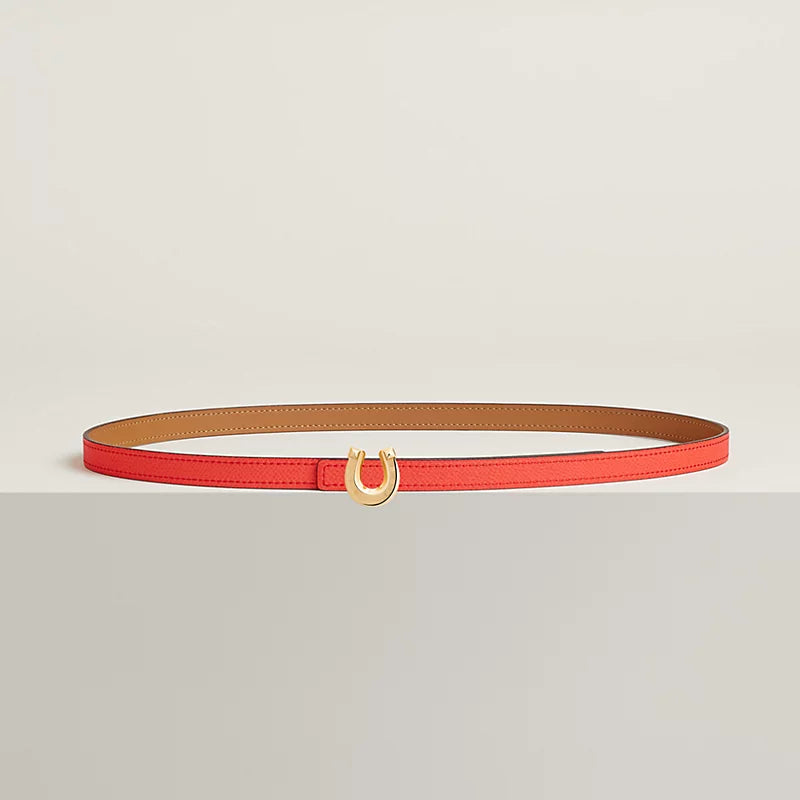 Lucky Jockette Belt Buckle & Reversible Leather Strap 13 MM