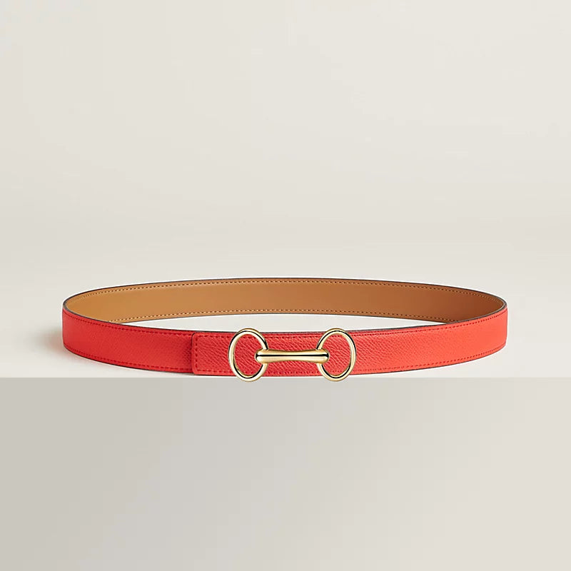 Heritage Belt Buckle & Reversible Leather Strap 24 MM