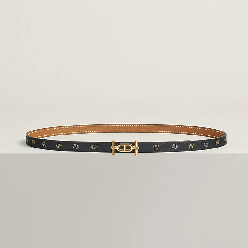 Ancre Belt Buckle & Leather Strap 13 MM
