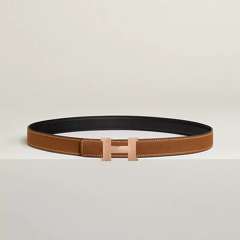 Mini Constance Martelee Belt Buckle & Hermès Sur Mer Reversible Leather Strap 24 MM