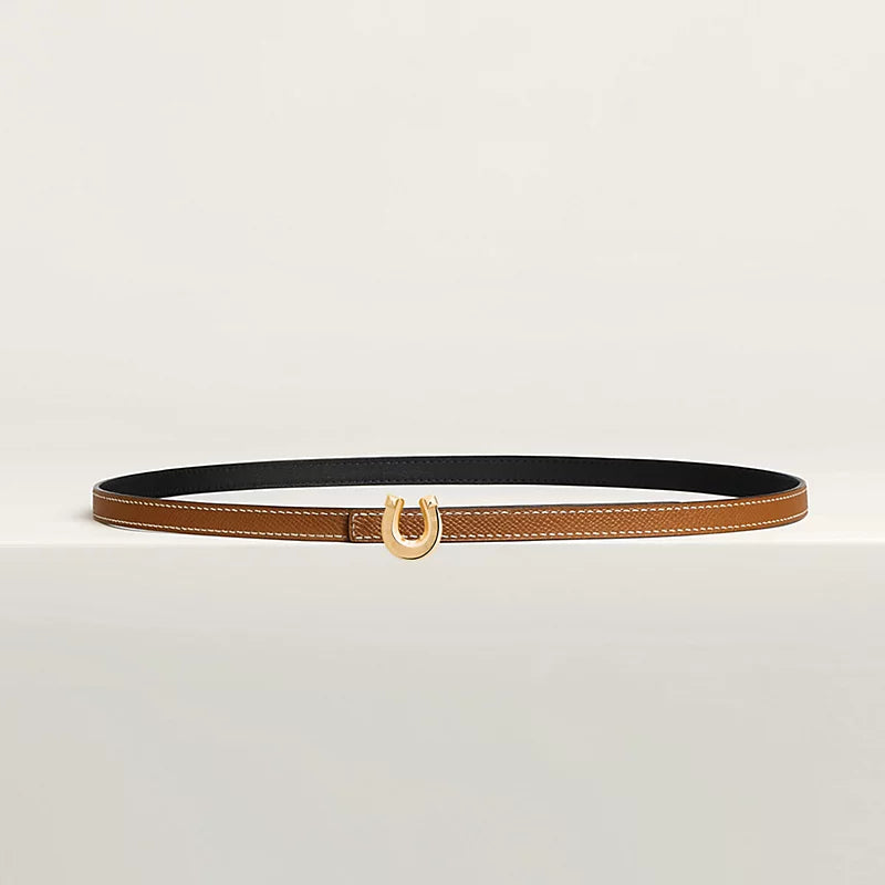 Lucky Jockette Belt Buckle & Reversible Leather Strap 13 MM