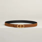 Maillon Torsade Belt Buckle & Reversible Leather Strap 24 MM